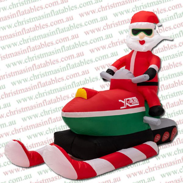 1.5m Santa Rides the Bobsled