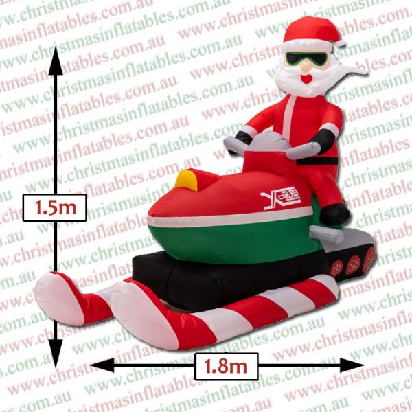 1.5m Santa Rides the Bobsled - Image 2