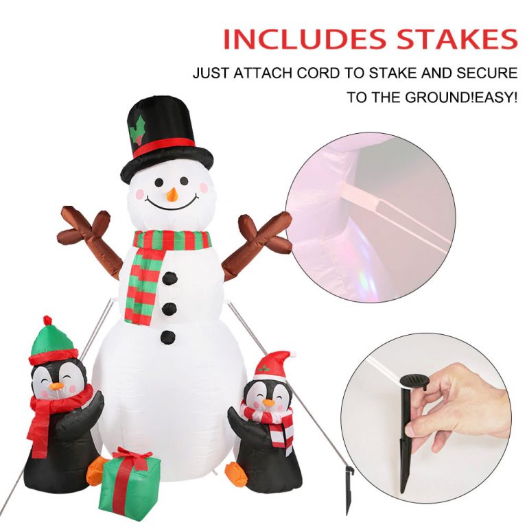 1.8m Penguins Build a Snowman! – Airfigs Inflatables