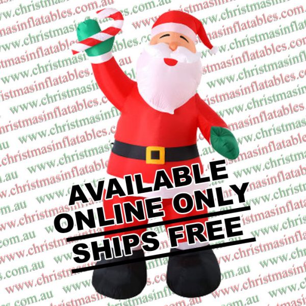 3m Santa Jingle Jollys Christmas Inflatable - Image 2