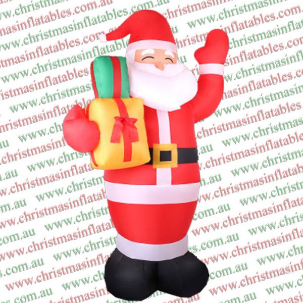 2.4m Santa with Gifts Christmas Inflatable