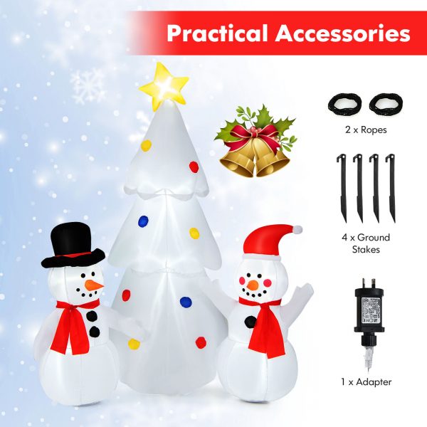 1.8m Snowman Family Tree Christmas Inflatable - Image 9