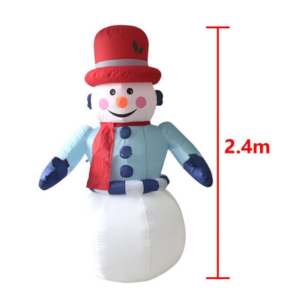 2.4m Christmas Snowman Inflatable - Image 6