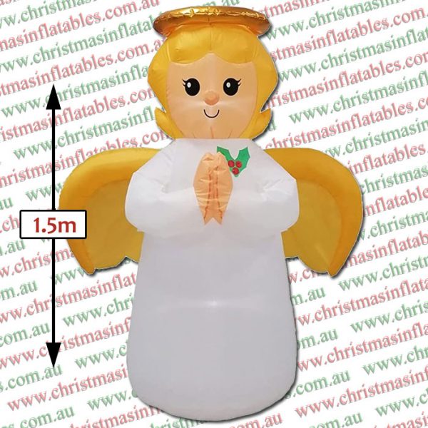 1.5m Christmas Angel Inflatable - Image 2