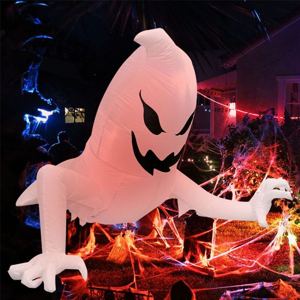 1.1m Scary Ground Crawler Ghost Halloween Inflatable - Image 5