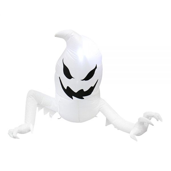 1.1m Scary Ground Crawler Ghost Halloween Inflatable - Image 9