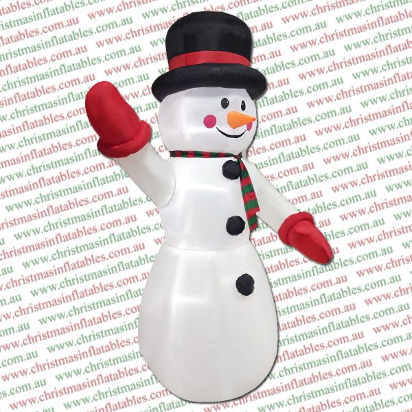 2.4m Snowman with Carrot Nose Christmas Inflatable