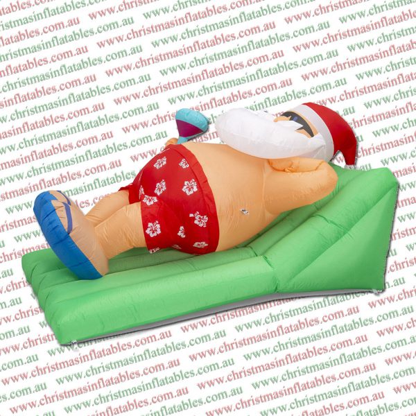 1.8m Beach Santa Christmas Inflatable