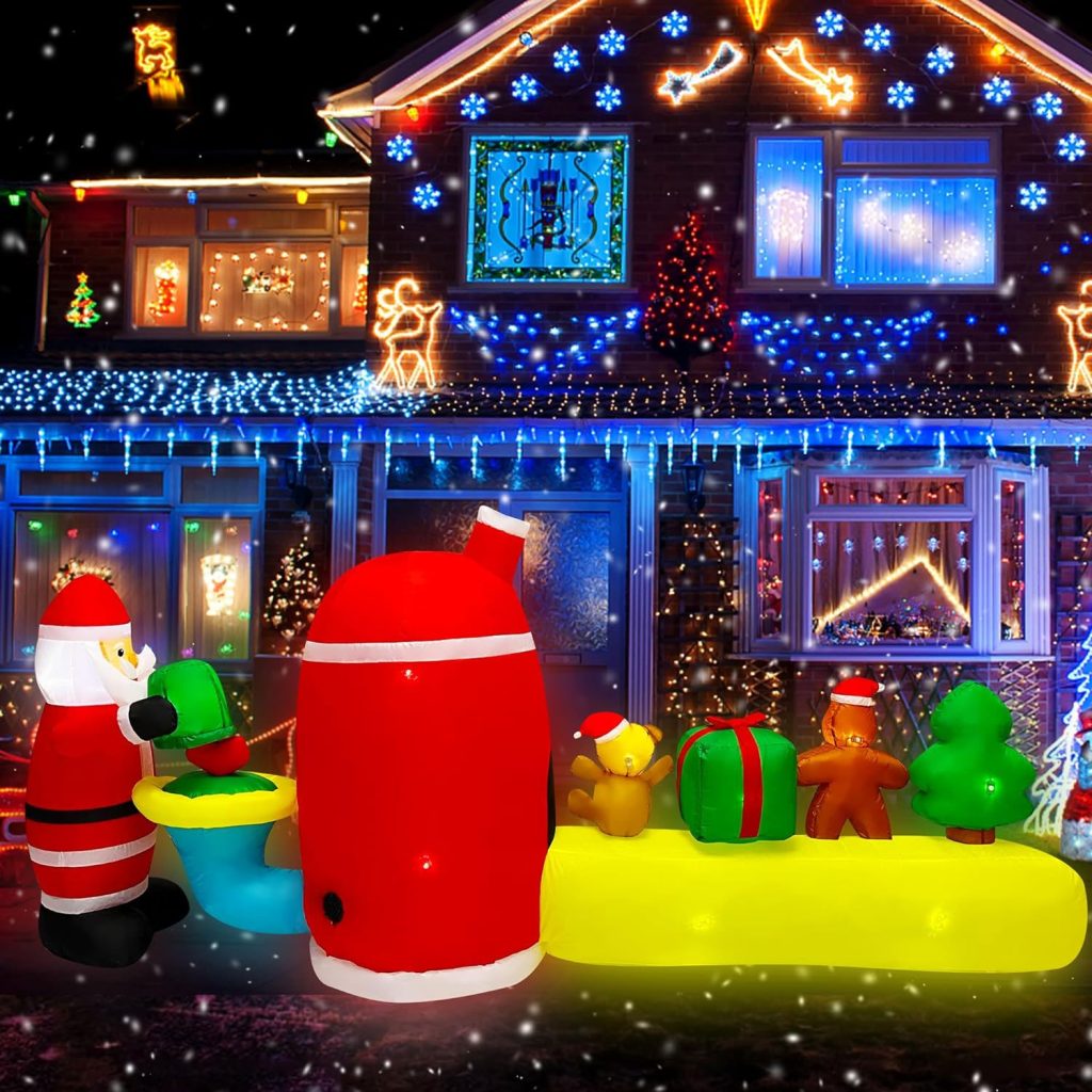 2.4m Christmas Gift Factory Toy Maker’s Inflatable – Airfigs Inflatables