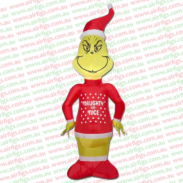 1.2m Grinch in Ugly Sweater Dr. Seuss Christmas Inflatable