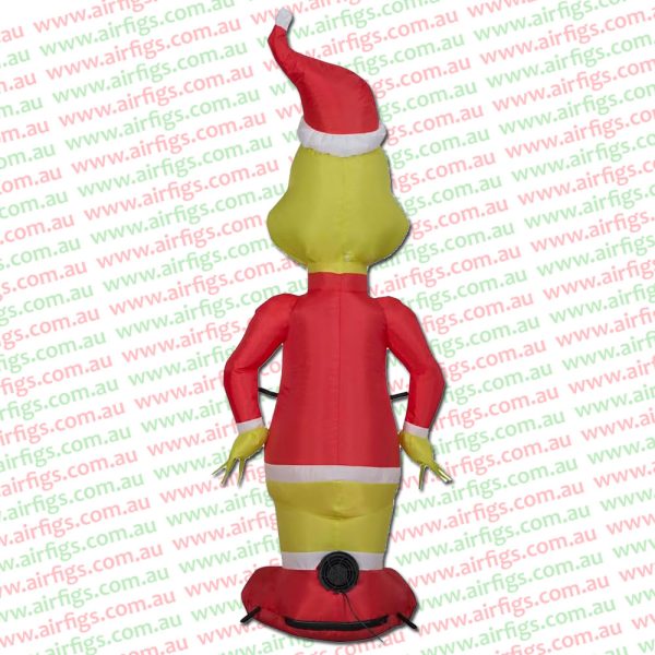 1.2m Grinch in Ugly Sweater Dr. Seuss Christmas Inflatable - Image 6