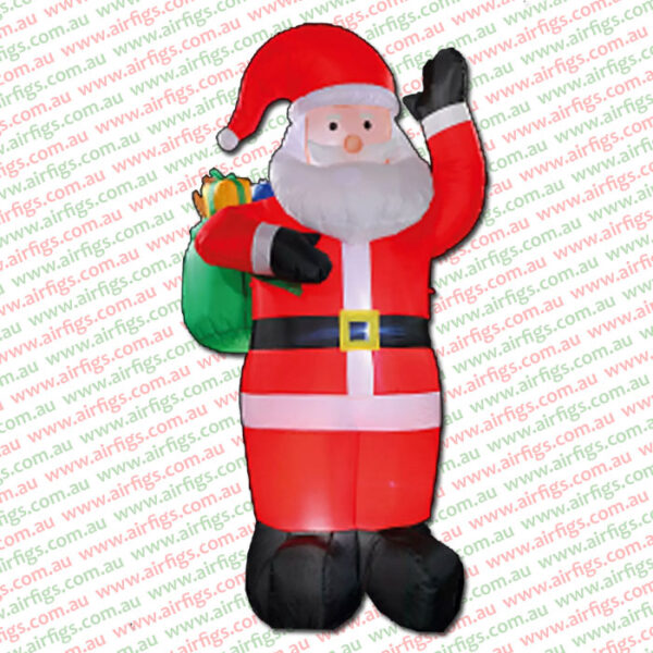 1.8m Santa With Sack Christmas Inflatable