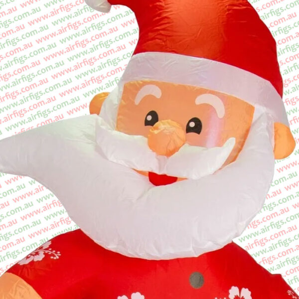 2.1m Surfboard Santa with Presents Christmas Inflatable - Image 3