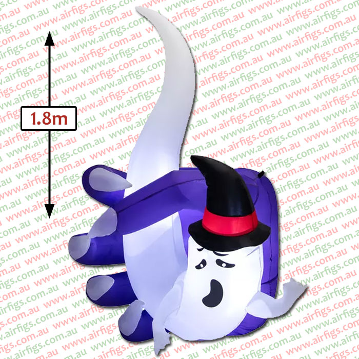 1.8m Ghost in Sharp Claw Halloween Inflatable - Image 2