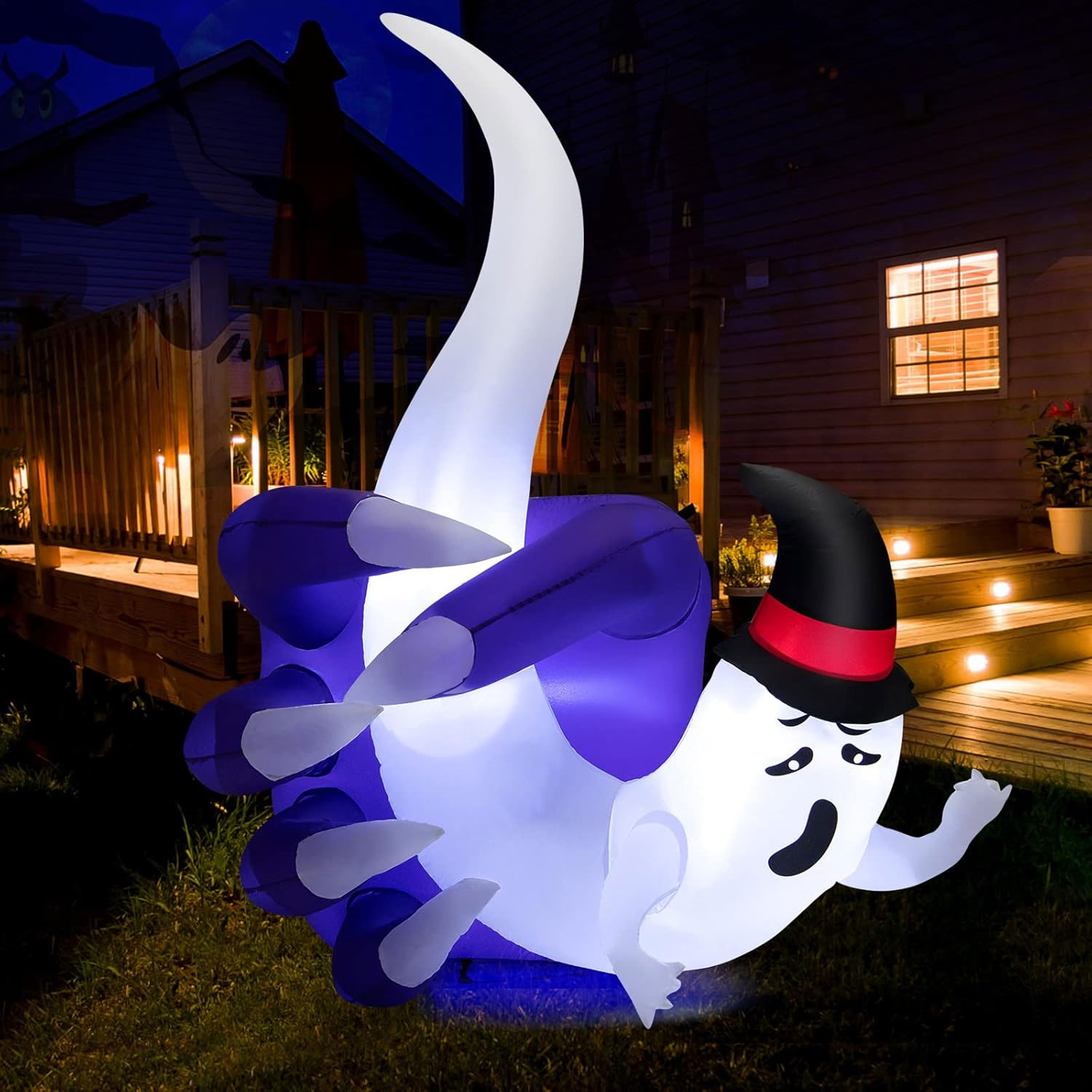 1.8m Ghost in Sharp Claw Halloween Inflatable - Image 5