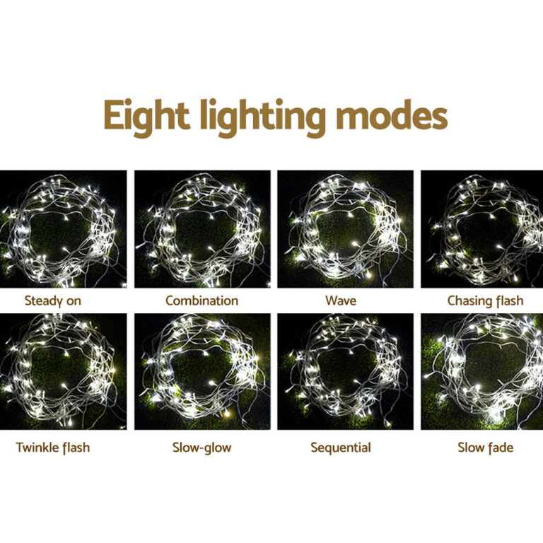 100M Christmas String Lights 500 LED Cool White – Airfigs Inflatables