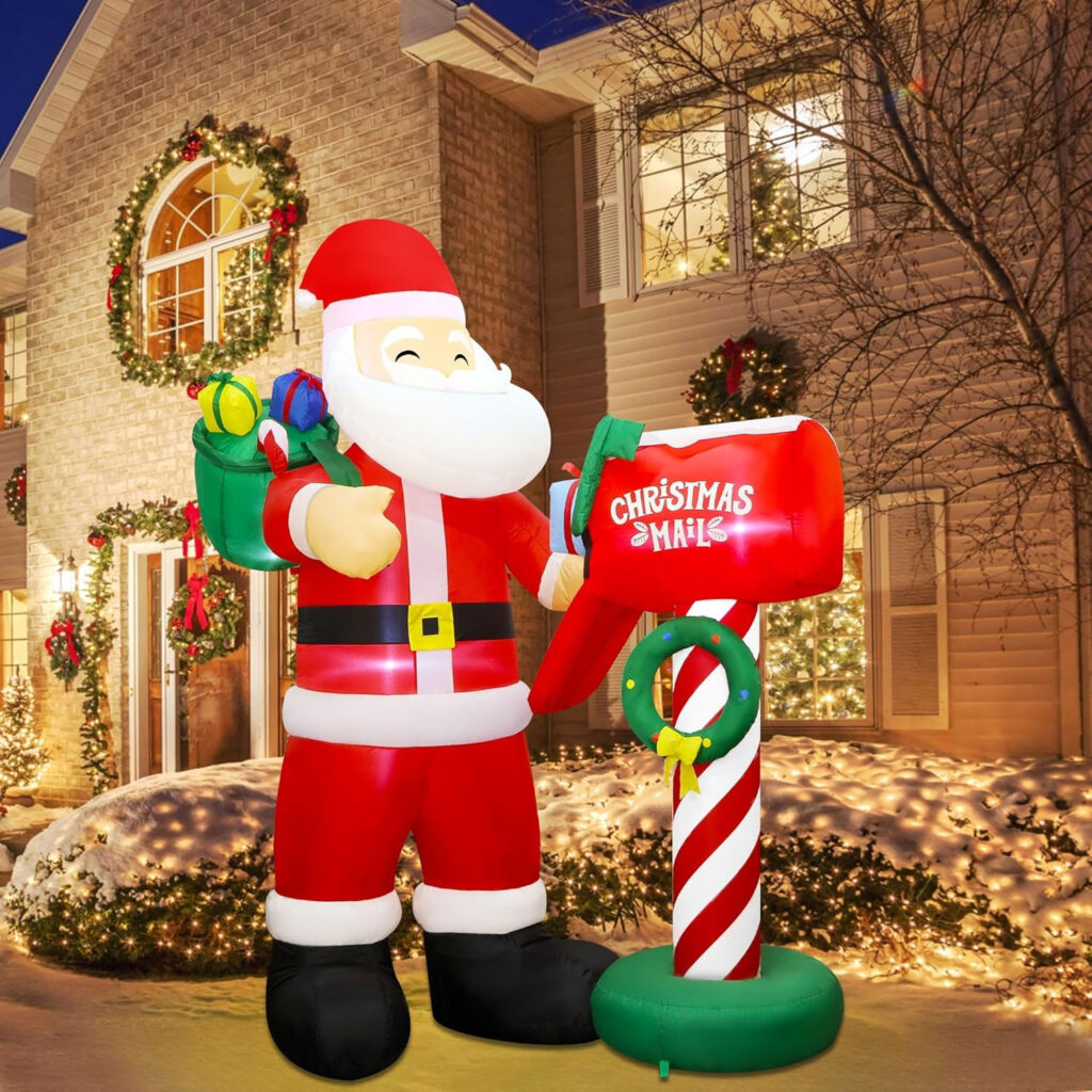 1.8m Santa Delivers Presents Christmas Inflatable – Airfigs Inflatables