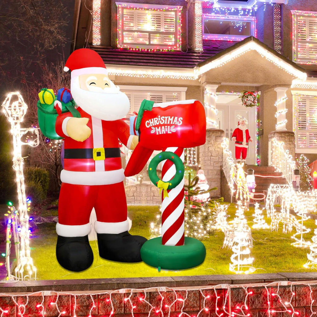 1.8m Santa Delivers Presents Christmas Inflatable – Airfigs Inflatables