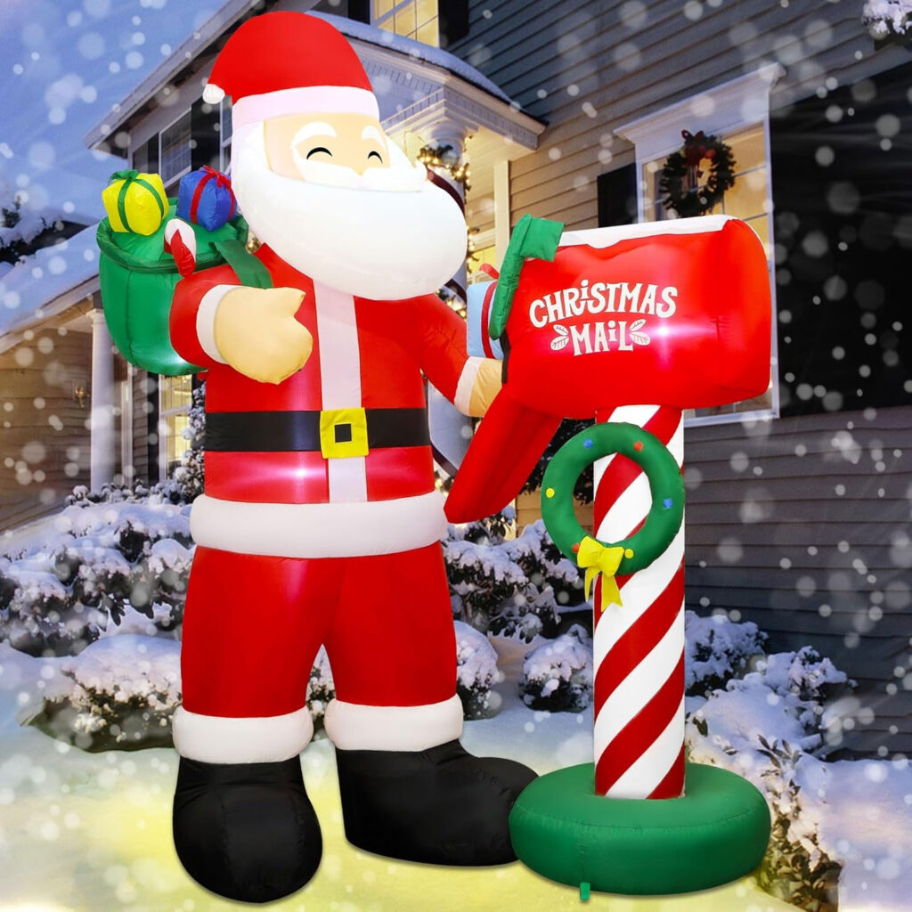 1.8m Santa Delivers Presents Christmas Inflatable – Airfigs Inflatables