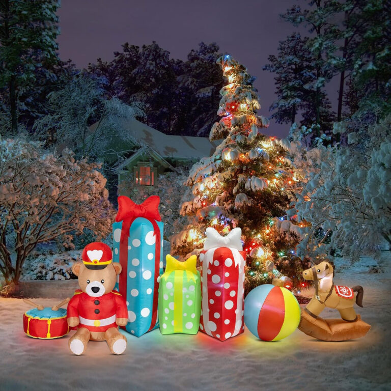 3.2m Teddy, Toys and Gifts Christmas Inflatable – Airfigs Inflatables