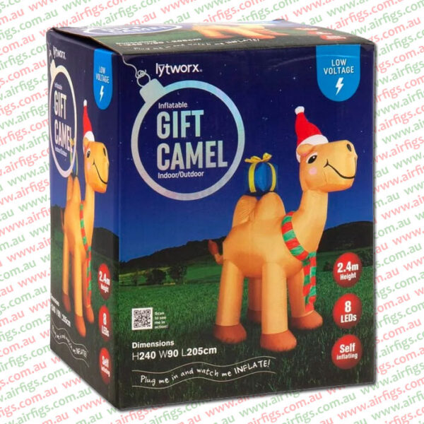 2.4m Gift Camel Christmas Inflatable