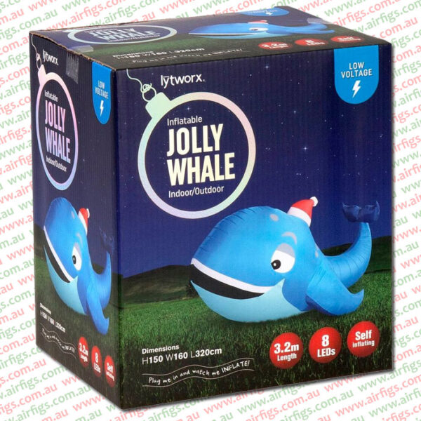 3.2m Jolly Whale Christmas Inflatable