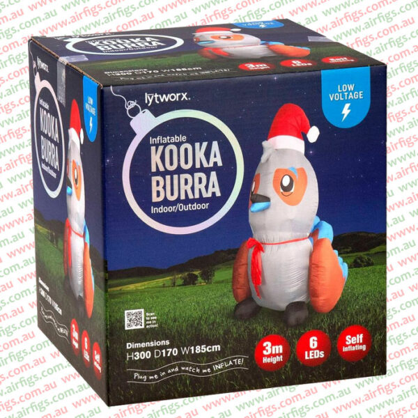 3m Kooky the Kookaburra Christmas Inflatable