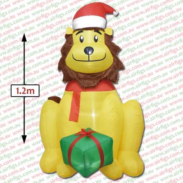 1.8m African Lion Christmas Inflatable - Image 2