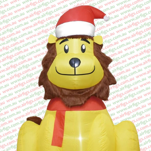 1.8m African Lion Christmas Inflatable - Image 3