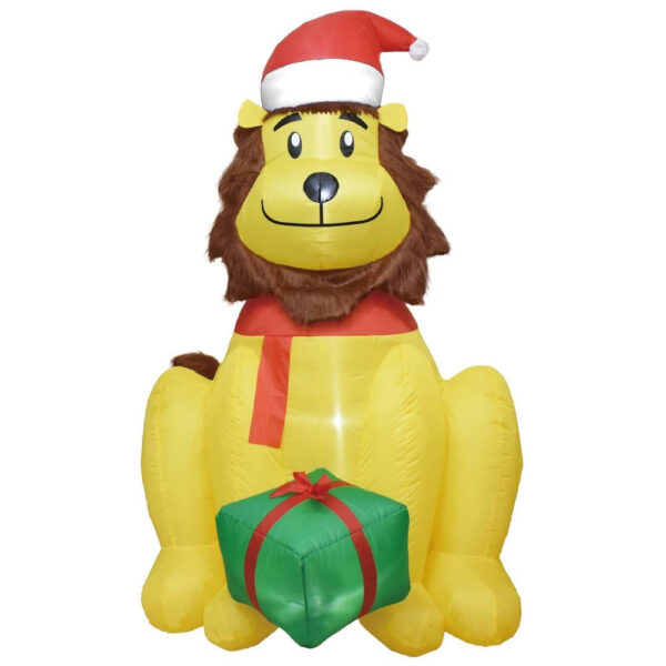 1.8m African Lion Christmas Inflatable - Image 4