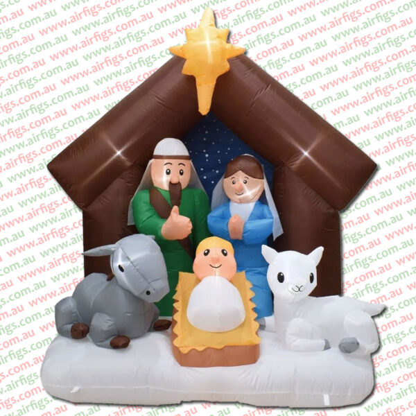 1.65m Nativity Scene Christmas Inflatable