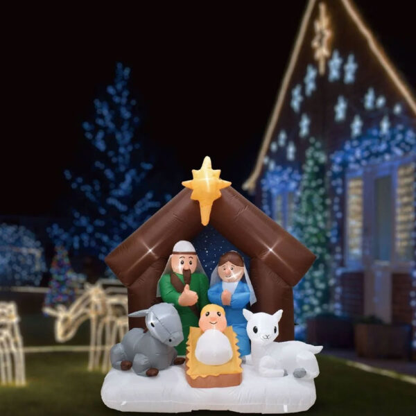 1.65m Nativity Scene Christmas Inflatable - Image 4