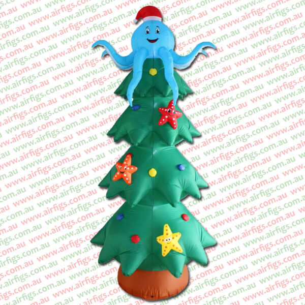 2.7m Octopus Christmas Tree Christmas Inflatable