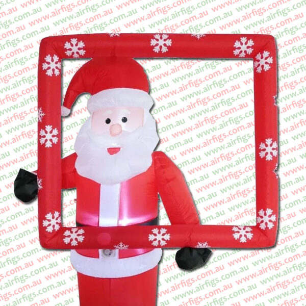 1.8m Santa with Photo Frame Christmas Inflatable - Image 3