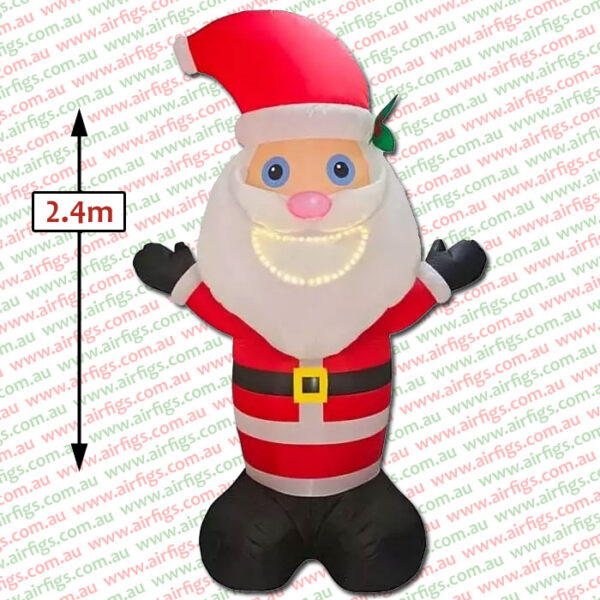 2.4m Singing Santa Christmas Inflatable - Image 2