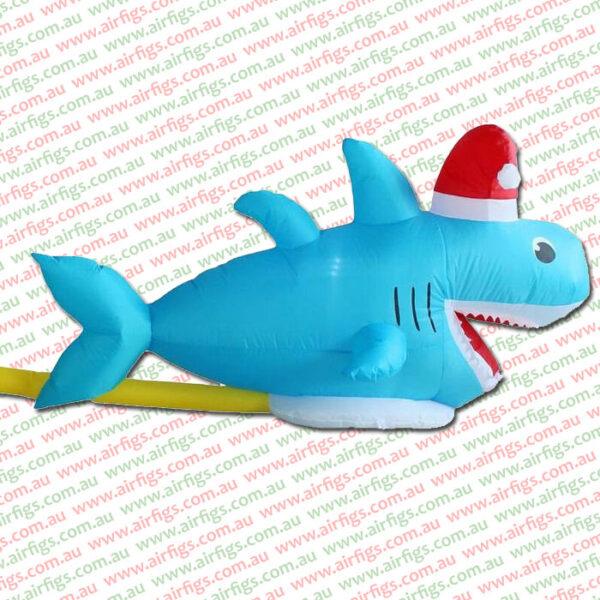 2.7m Starfish & Shark Sleigh Christmas Inflatable - Image 6