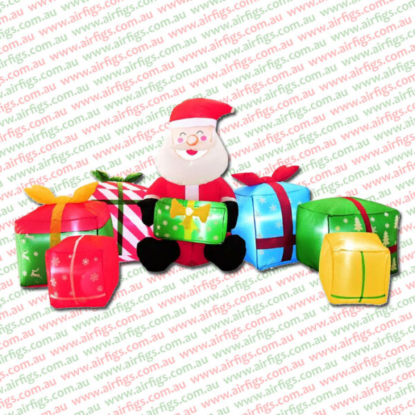 2.1m Santa with Gifts Christmas Inflatable