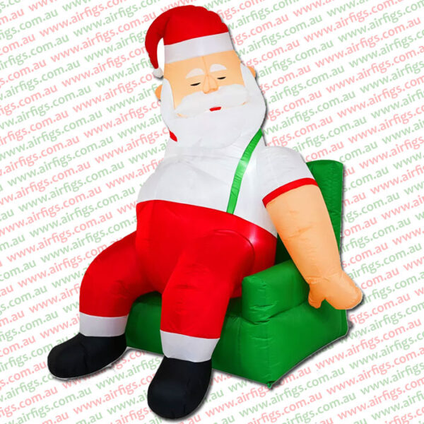 1.9m Couch Potato Santa Christmas Inflatable