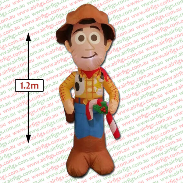 1.2m Toy Cowboy Christmas Inflatable - Image 2