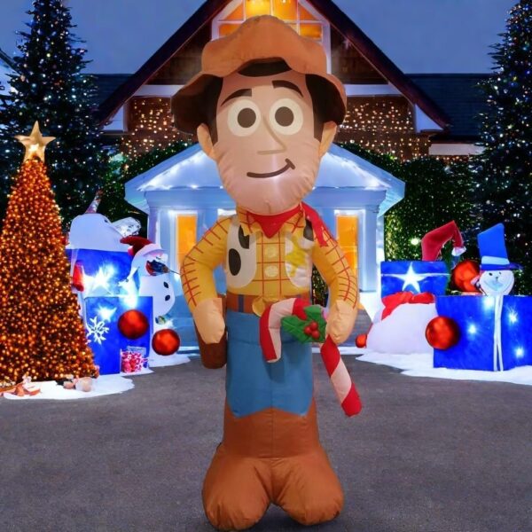 1.2m Toy Cowboy Christmas Inflatable - Image 6