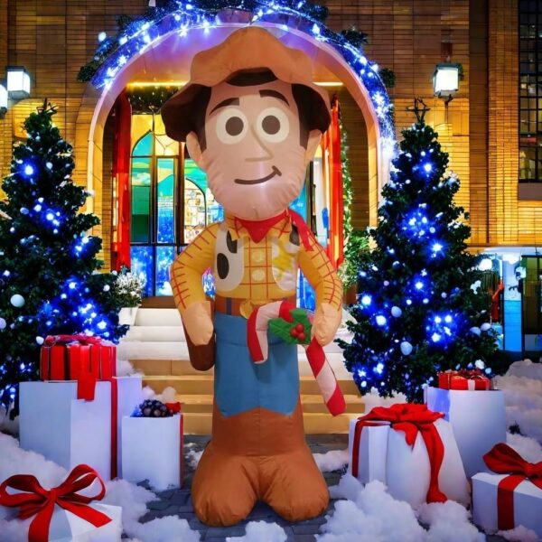 1.2m Toy Cowboy Christmas Inflatable - Image 7