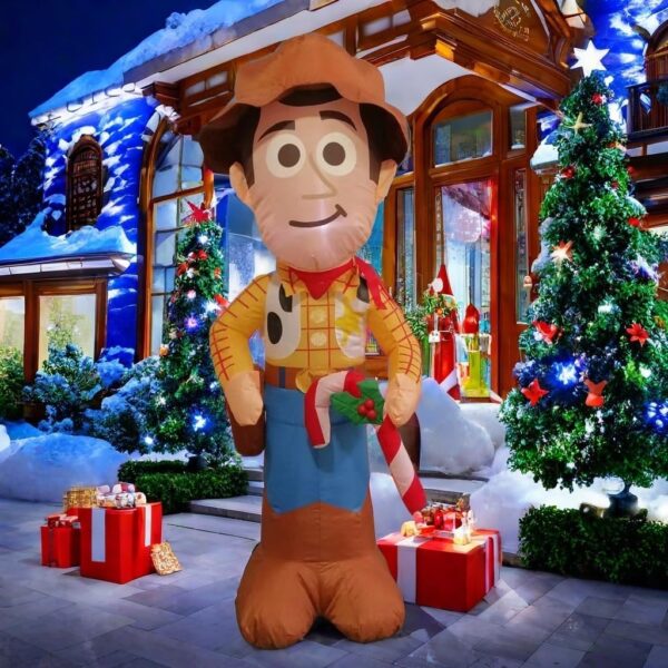 1.2m Toy Cowboy Christmas Inflatable - Image 8