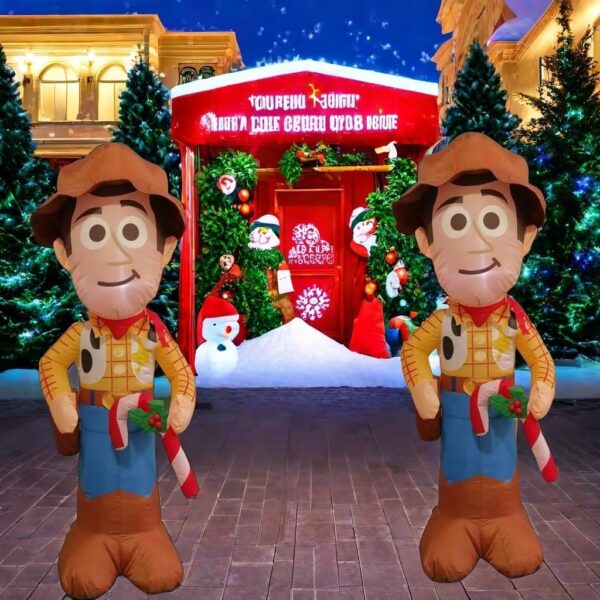 1.2m Toy Cowboy Christmas Inflatable - Image 9