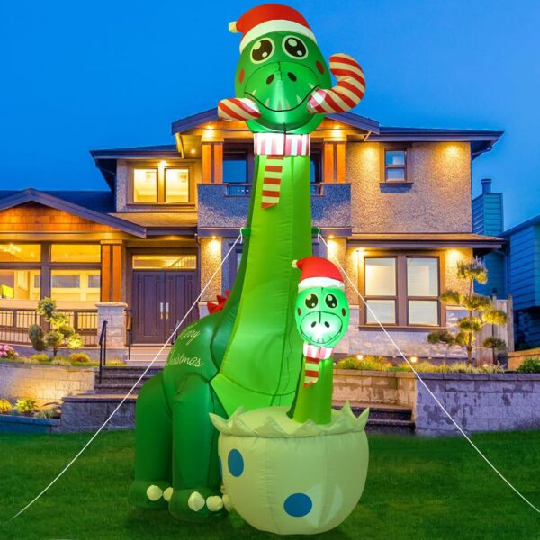 2.4m Dinosaur with Baby Egg Dinosaur Inflatable - Image 3