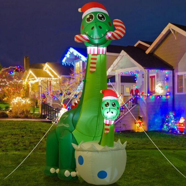 2.4m Dinosaur with Baby Egg Dinosaur Inflatable - Image 7