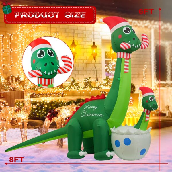 2.4m Dinosaur with Baby Egg Dinosaur Inflatable - Image 8