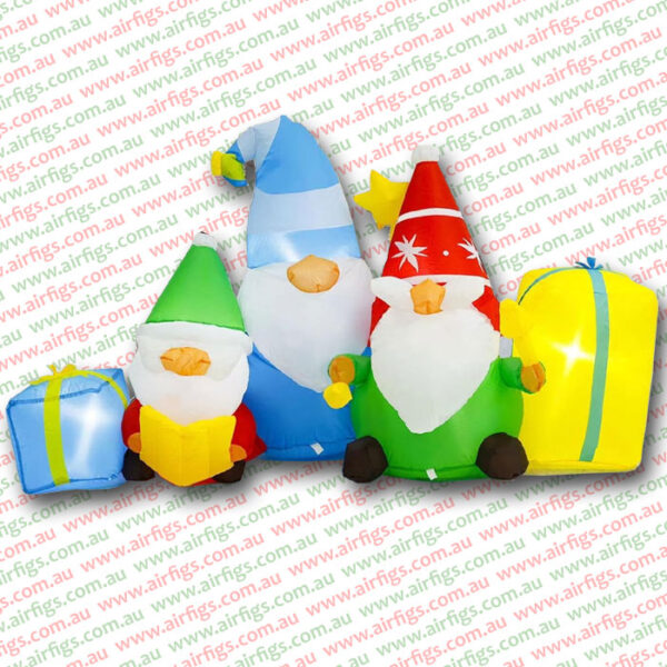 1.8m Gnomes and Gifts Christmas Inflatable