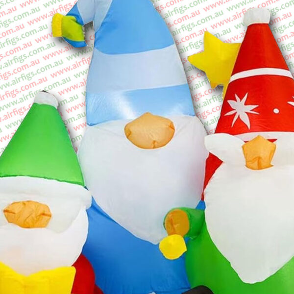 1.8m Gnomes and Gifts Christmas Inflatable - Image 3