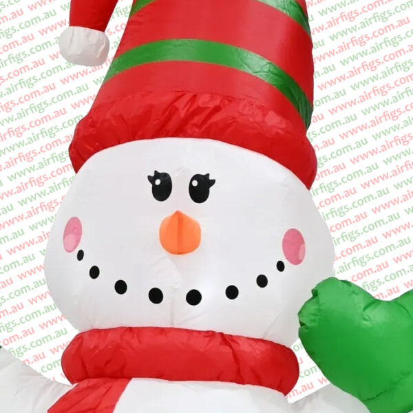 2.4m Snowman Family Christmas Inflatable - Image 3