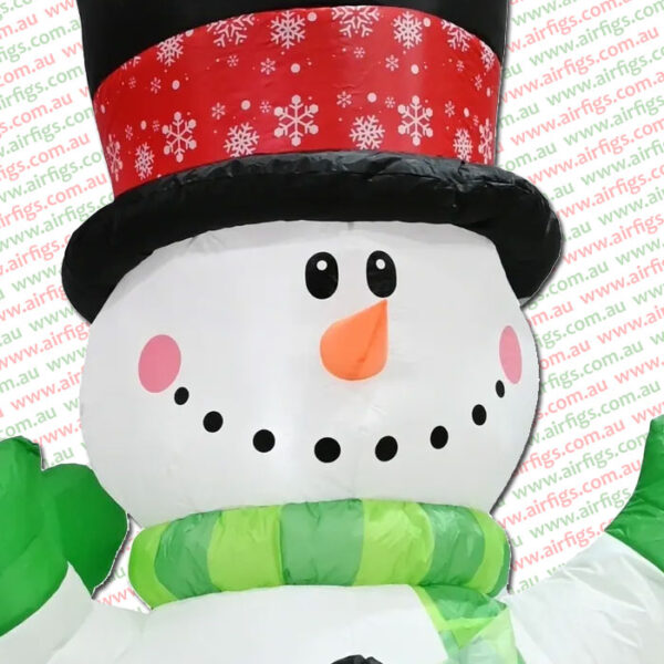 2.4m Snowman Family Christmas Inflatable - Image 4